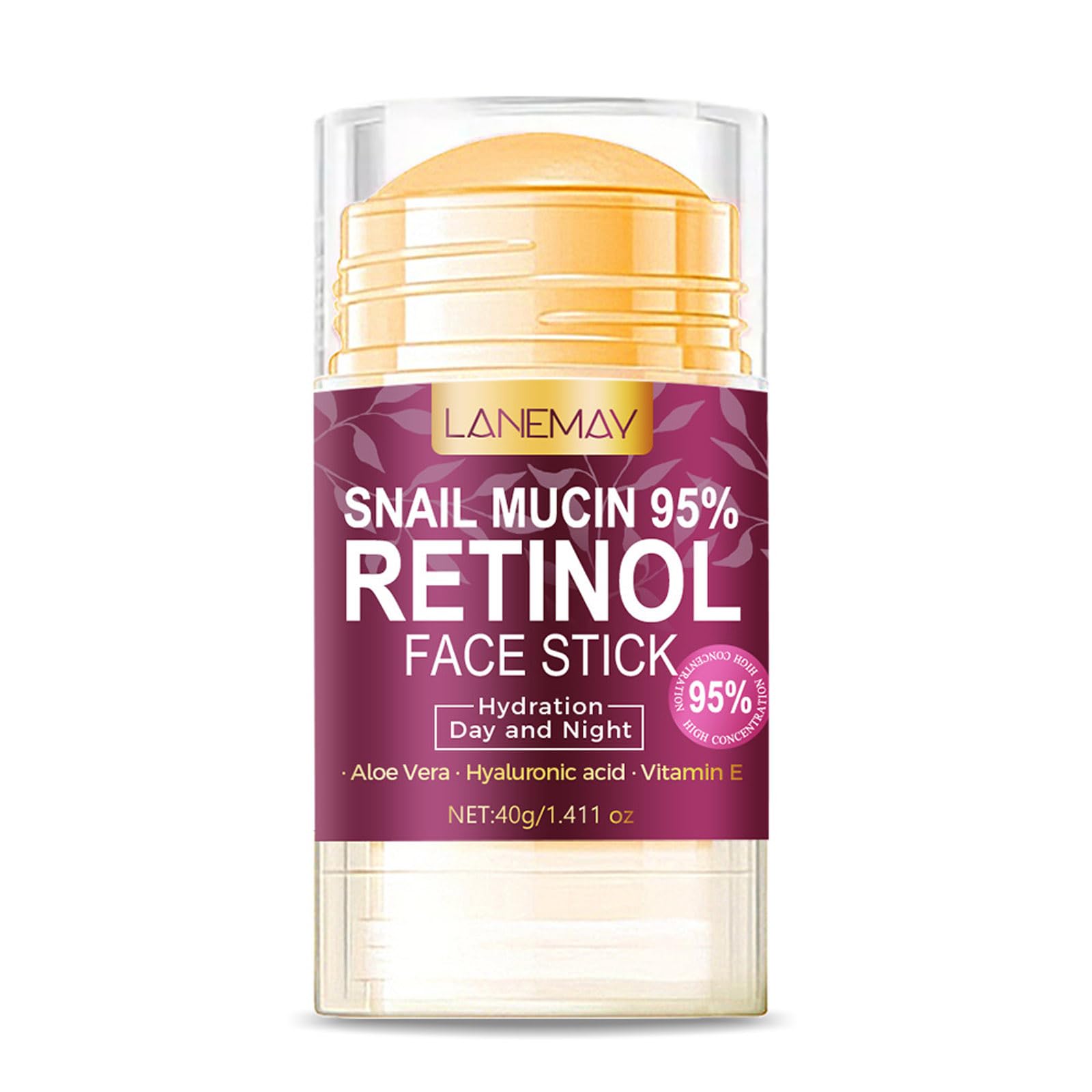 Retinol Face Stick Snail Mucin Anti Wrinkle Moisturizer for All Skin Types
| Snail Mucin Retinol Lifting & Firming Anti