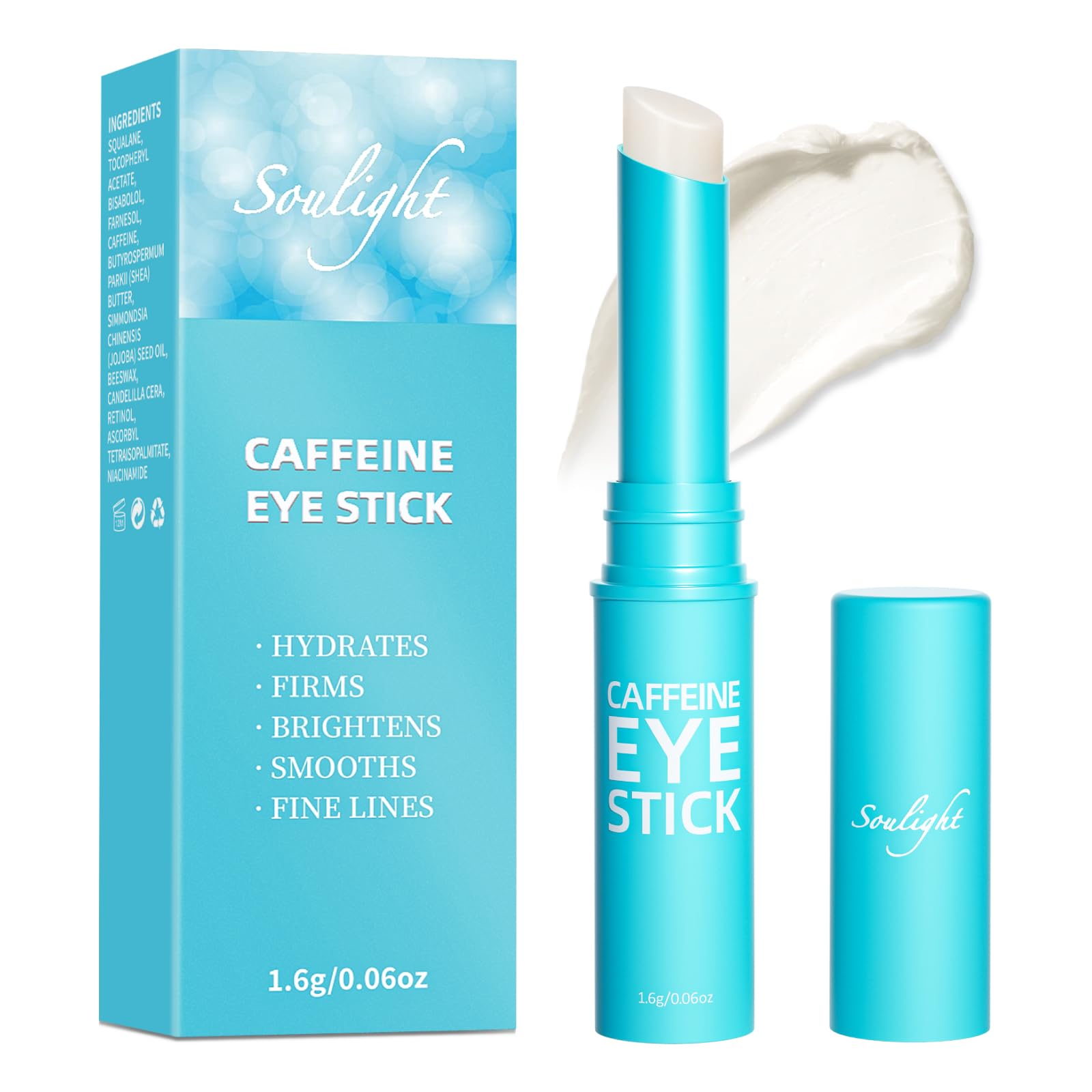 Soulight Anti-Aging Retinol Eye Cream for Wrinkles, Dark Circles, Puffiness & Bags
| Soulight Revitalizing Eye Balm to