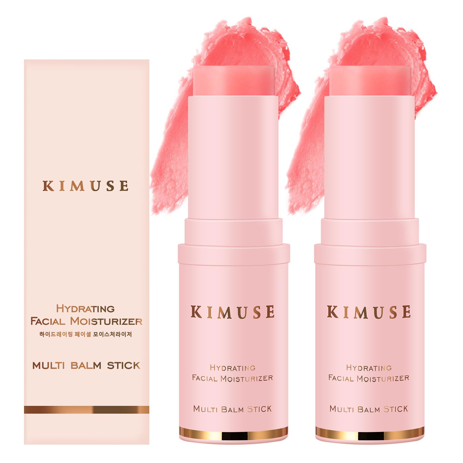 KIMUSE Hydrating Multi Balm Stick for Face, Neck, Eyes, & Lips - Reduce Wrinkles, Moisturize & Serve as Makeup Base  
KI