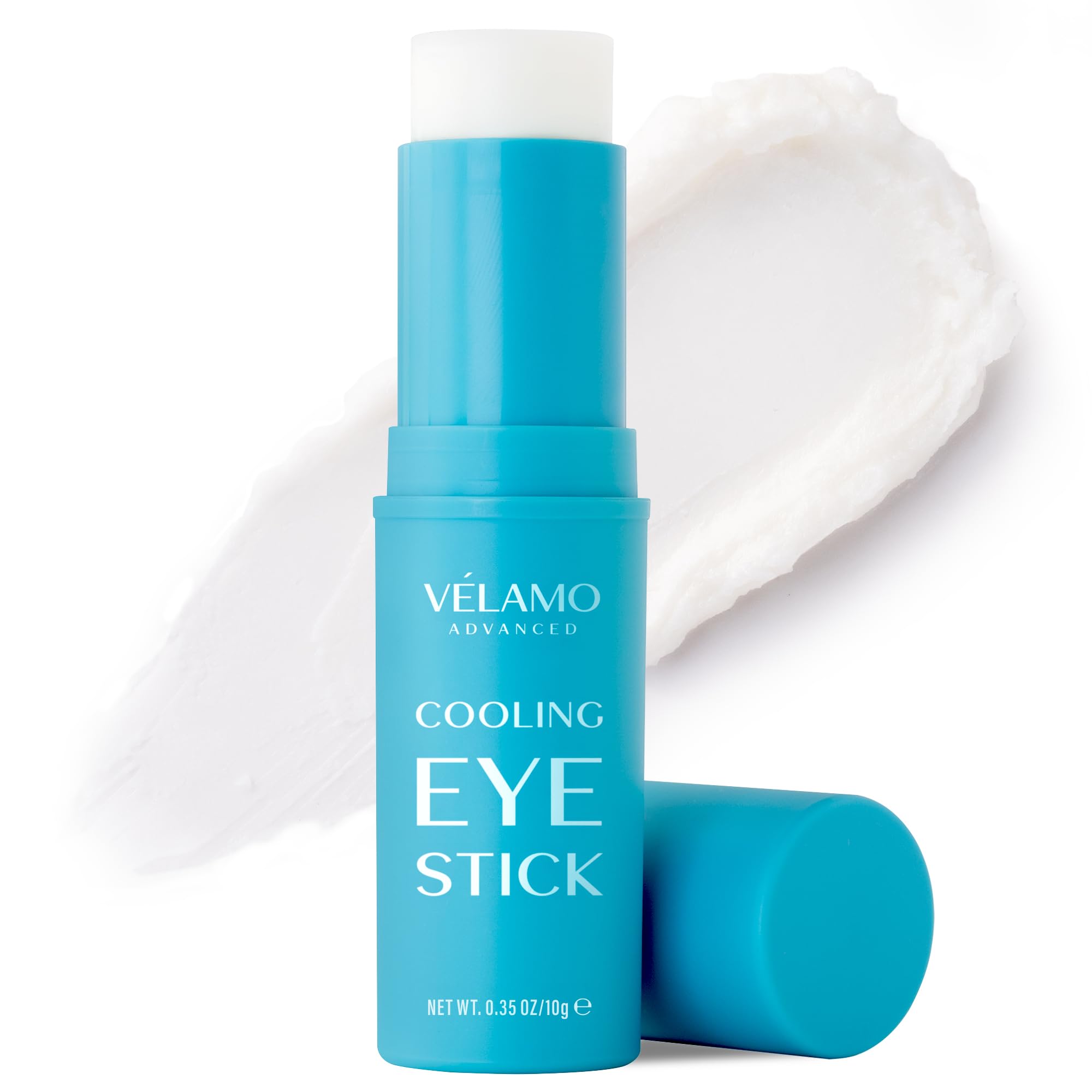 Cooling Eye Balm Stick with Caffeine for Dark Circles and Eye Bags - Instantly Cooling & Hydrating - Portable for On-the